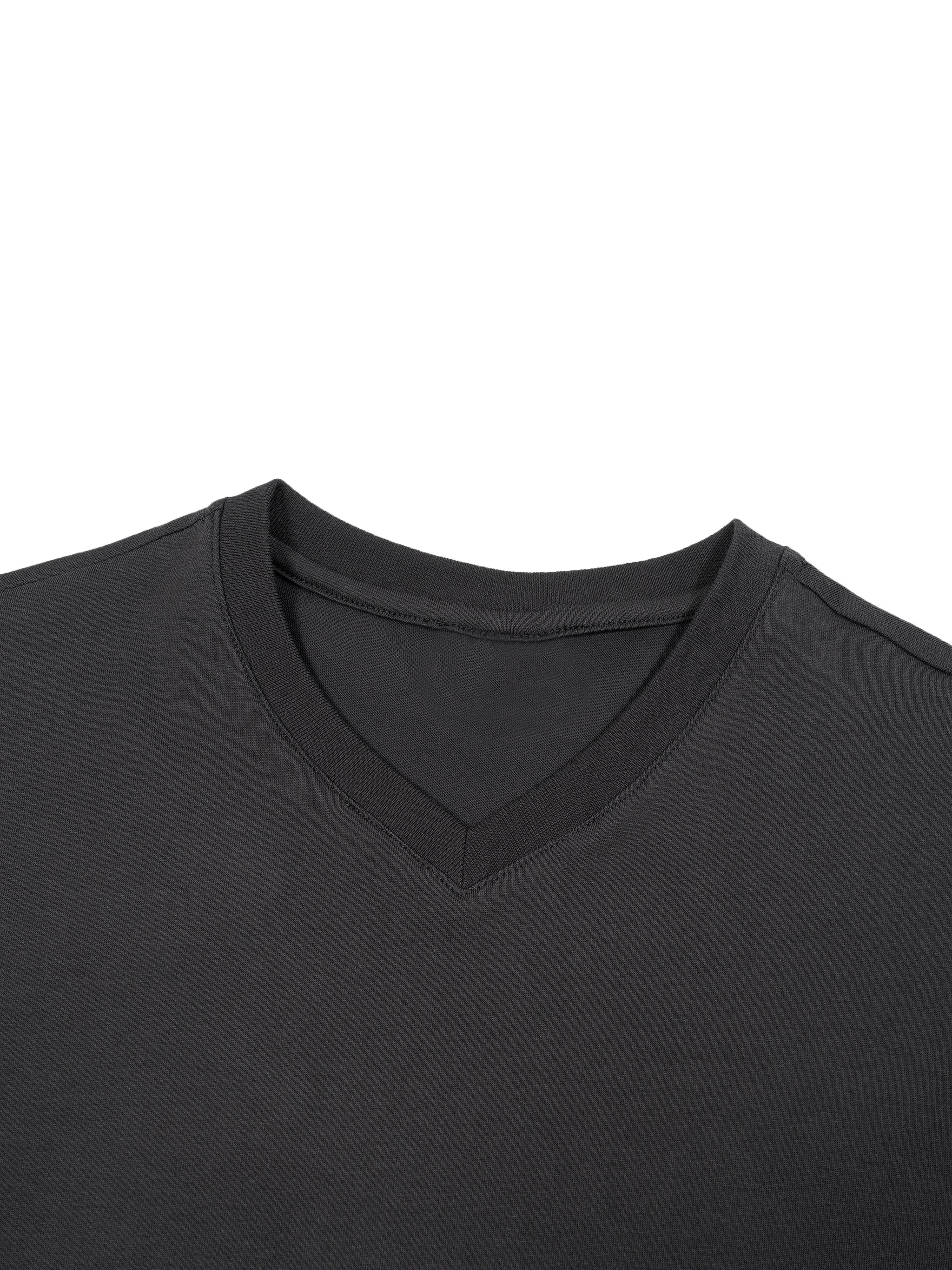 V-neck,T-shirt