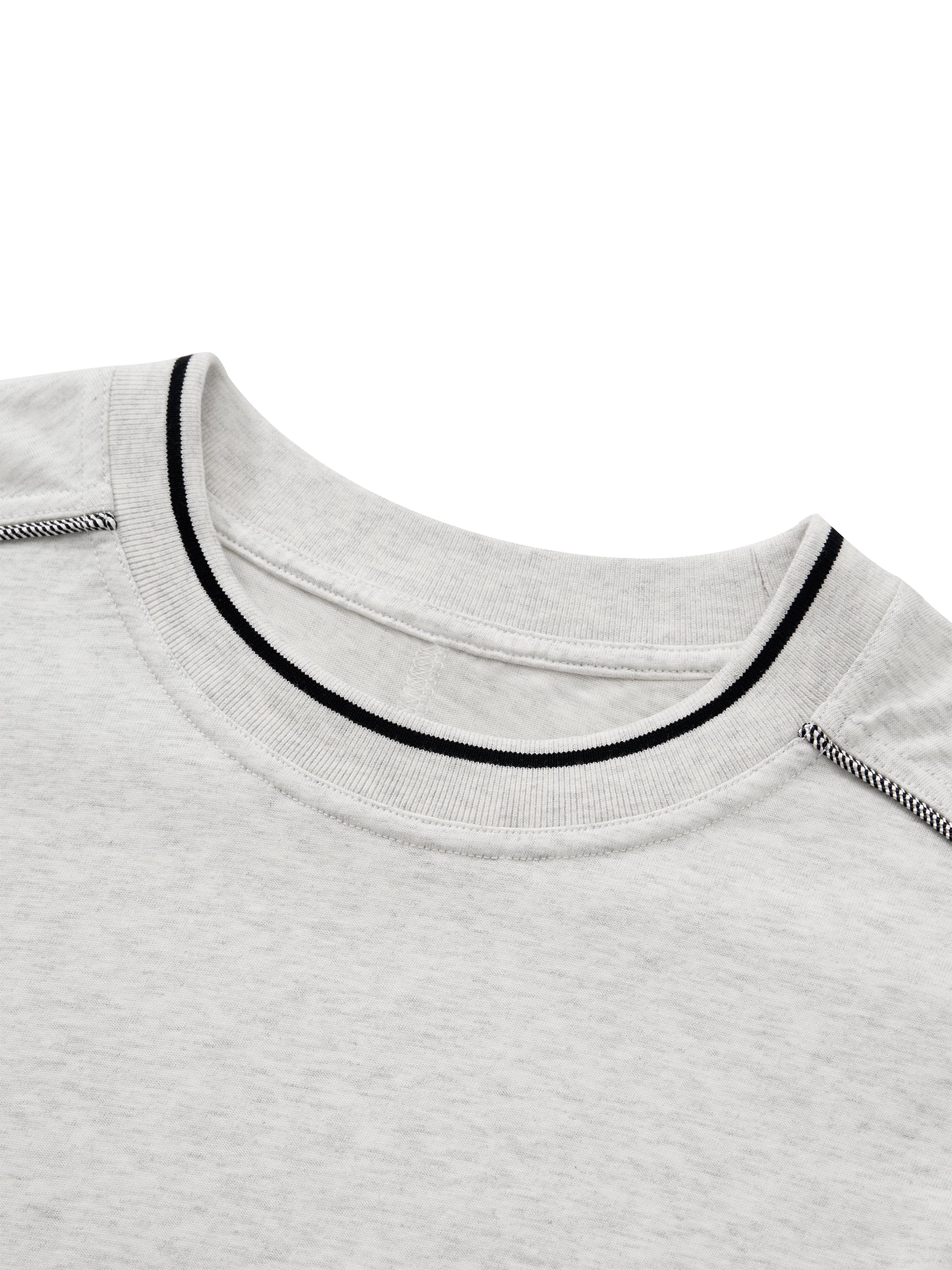 Unisex Oversized Contrast Tape T-Shirt