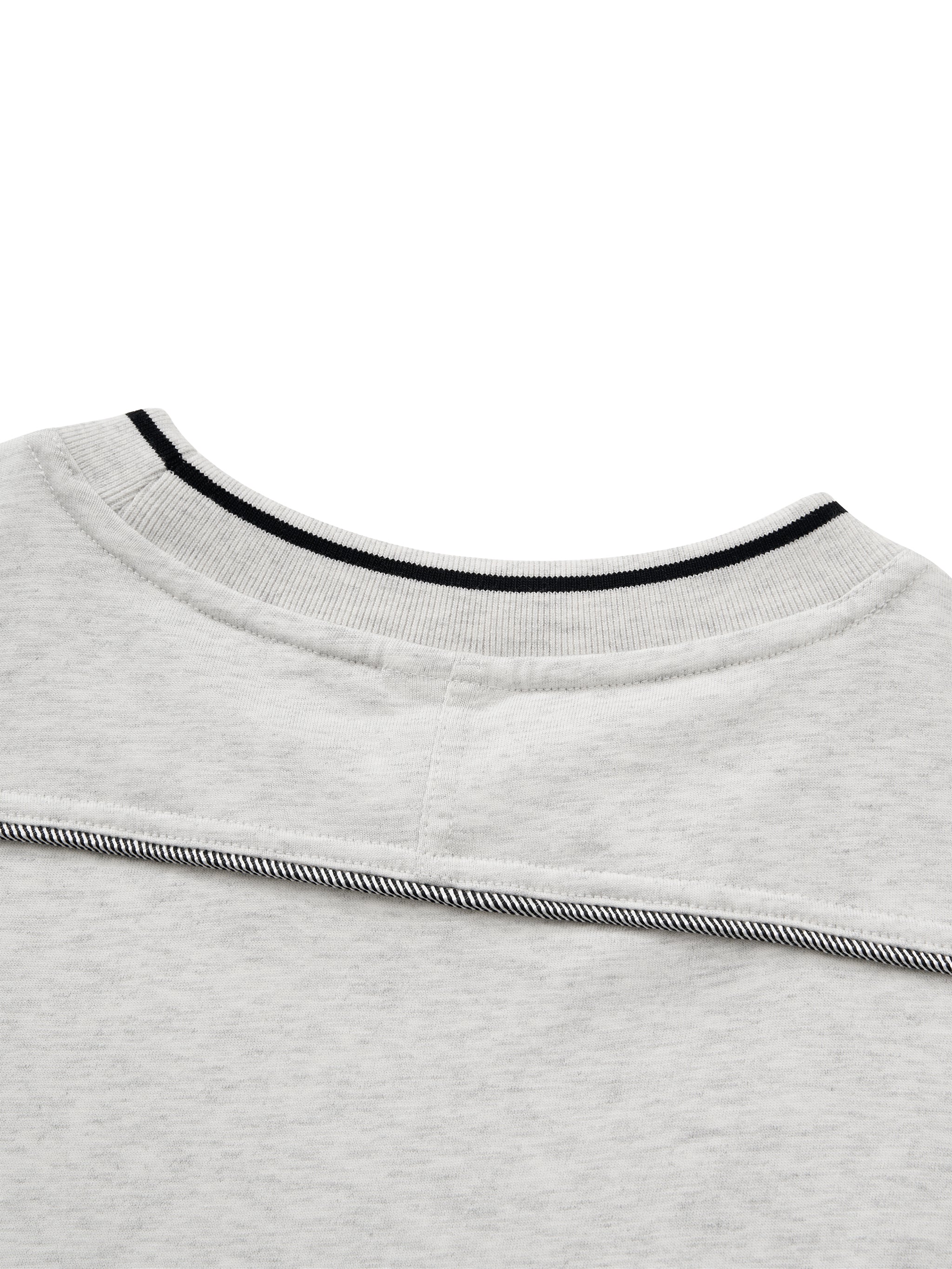 Unisex Oversized Contrast Tape T-Shirt