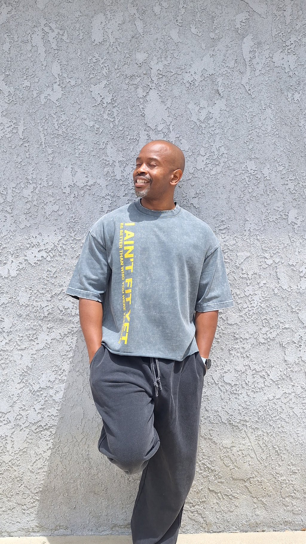 Snow Wash Raw-Hem Boxy T-shirt