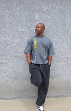 Snow Wash Raw-Hem Boxy T-shirt