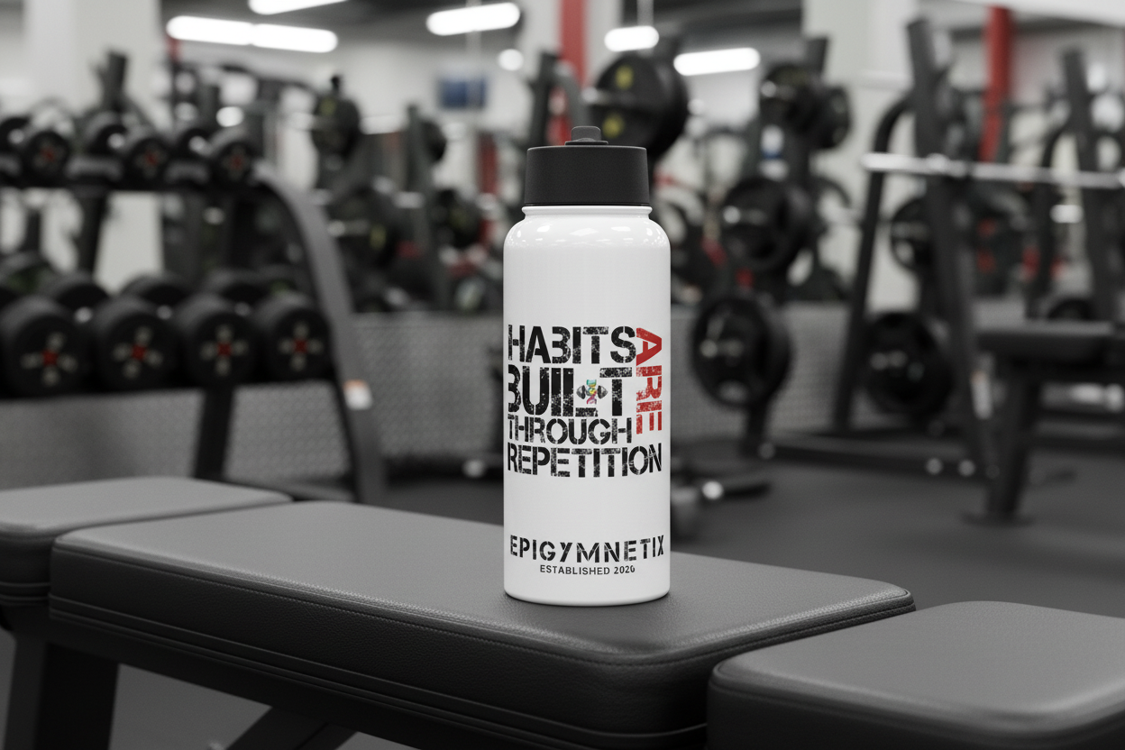 Stainless steel water bottle with a straw lid